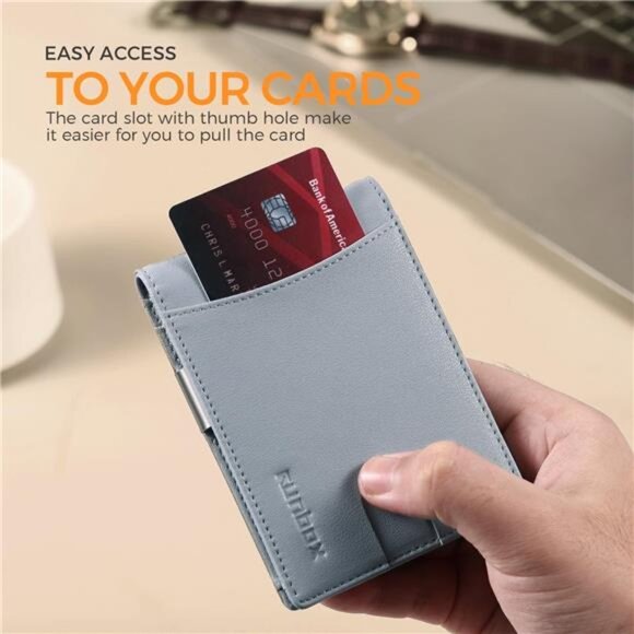 New Slim Novelty Wallets for Men RFID Blocking 11 Card Holder Minimalist - Picture 6 of 7